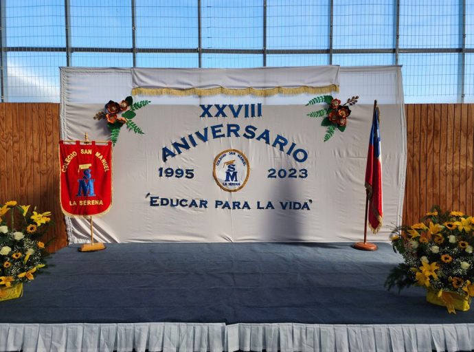 ACTO ANIVERSARIO N°28 COLEGIO SAN MANUEL LA SERENA