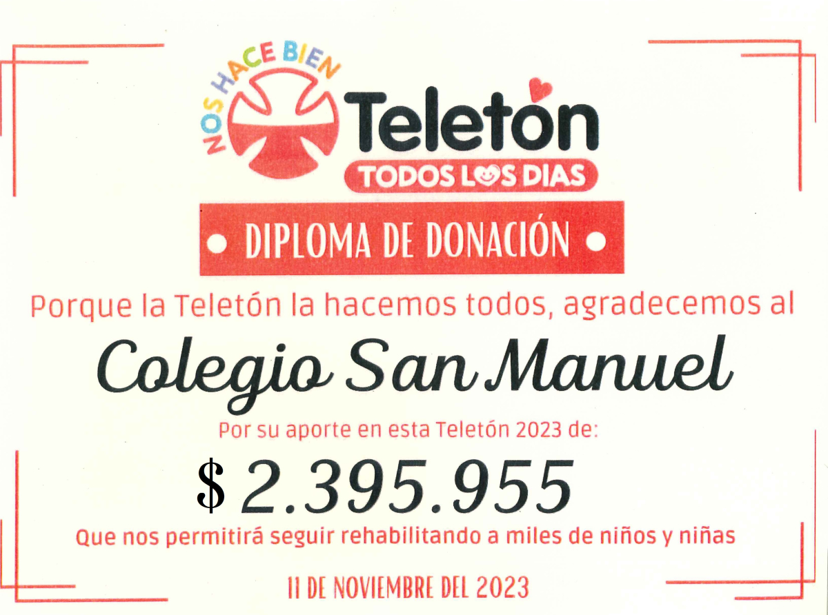 APORTE TELETÓN 2023 - CIERRE DE CAMPAÑA